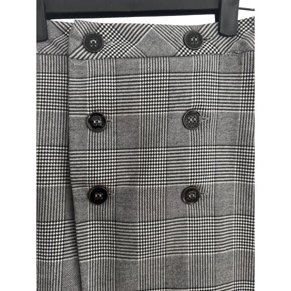 2/$30 ZARA Basic Collection Medium Glen Plaid Black/White - Picture 4 of 13